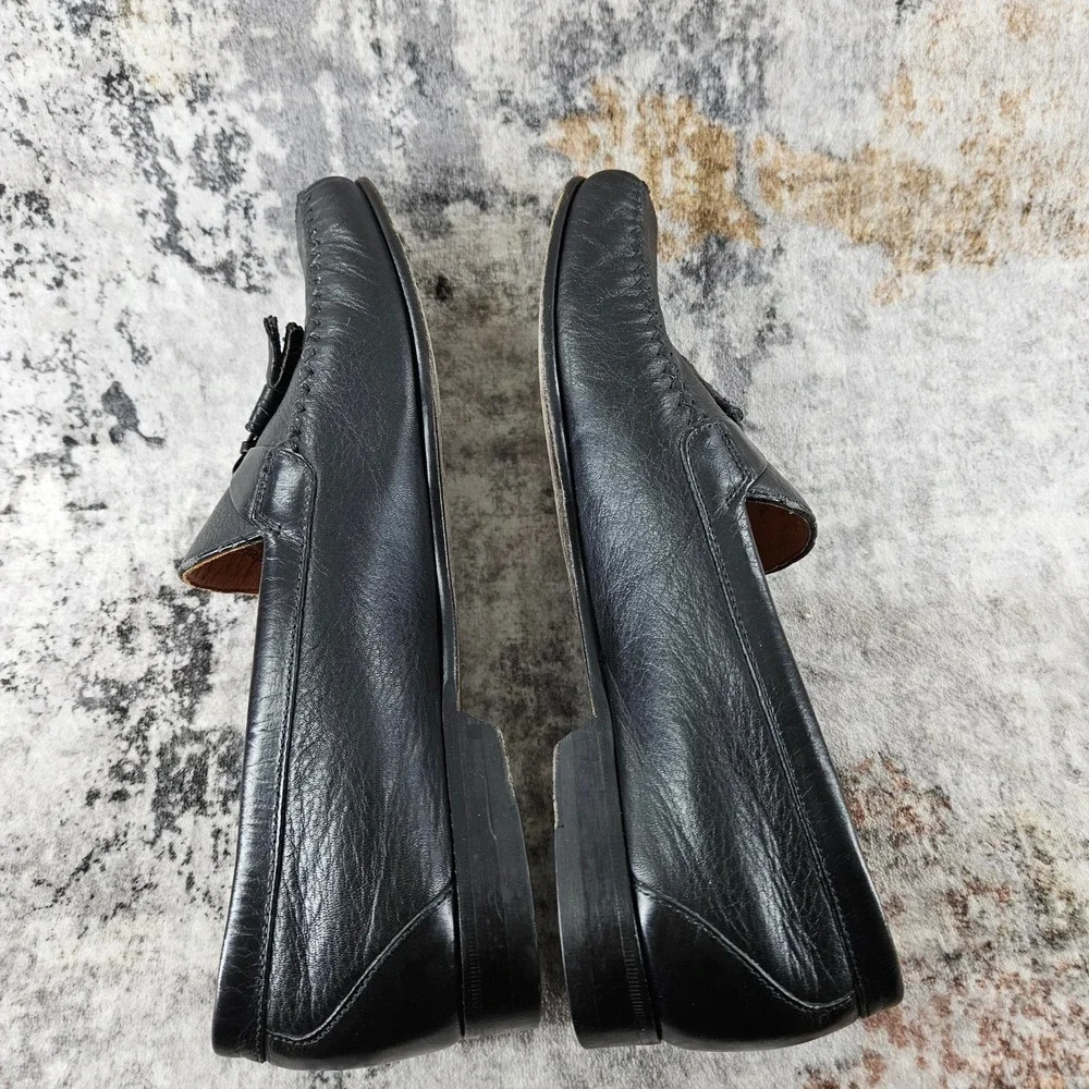 Johnston & Murphy Leather Tassel‎ Loafer Dress Shoes Mens 11 Slip On Loafers